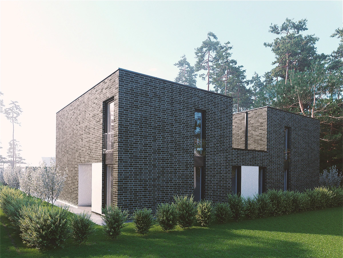 architectural renders of housing project in Vilnius 3ds Max Corona render - 01